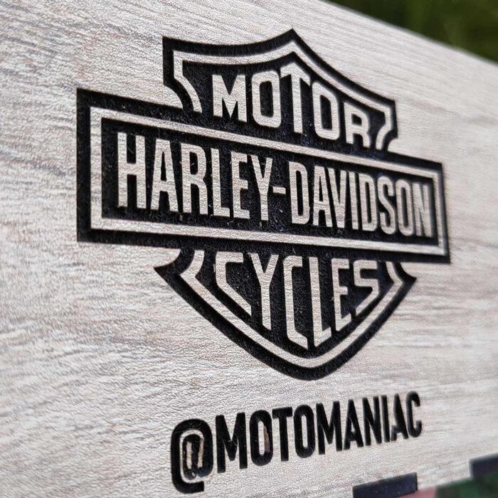 Otvarač za pivo zidni Harley Davidson - Slika 2