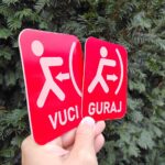 Vuci Guraj oznaka za vrata