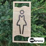 Oznake za toalet Lux hdf Zenski