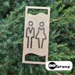 Oznake za toalet Lux hdf Kombinovani