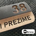 Oznake za vrata stana ime i prezime