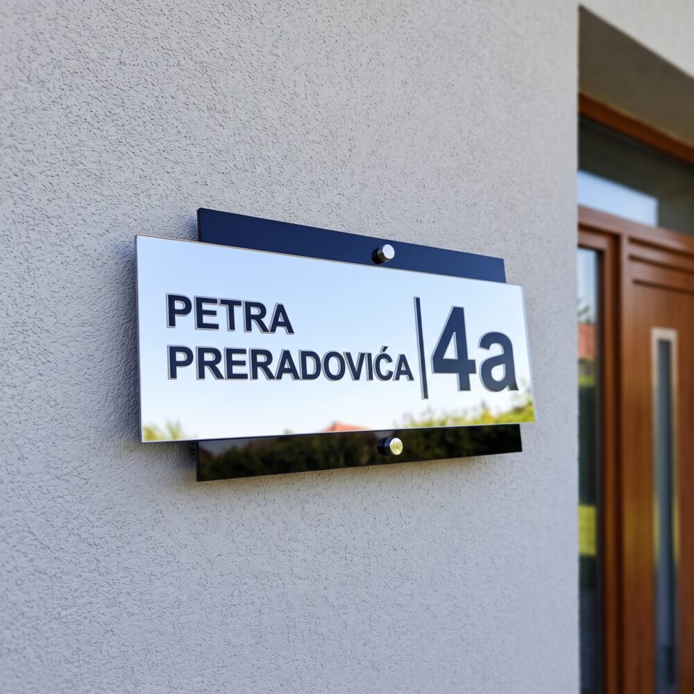 Kucni-broj-pleksiglas-srebro-ogledalo Broz za kuću od pleksiglasa srebrno ogledalo