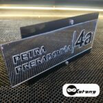 Kucni brojevi luksuznog izgleda od pleksiglasa SREBRNI