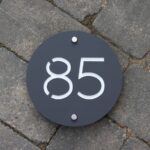 Kućni broj KRUG od klirita