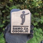 Oznaka za vrata SAMO ZA OSOBLJE