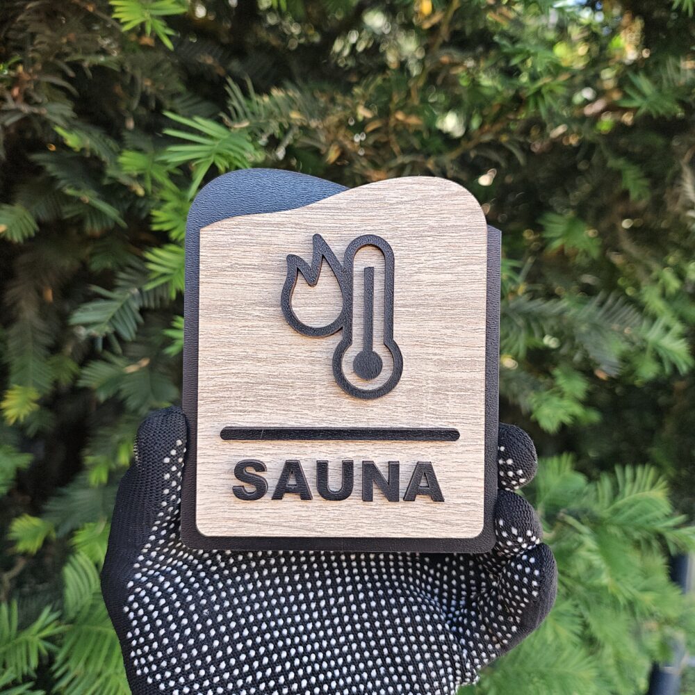 Oznaka za vrata SAUNA_1 Oznaka za vrata SAUNA