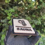 Oznaka za vrata SAUNA