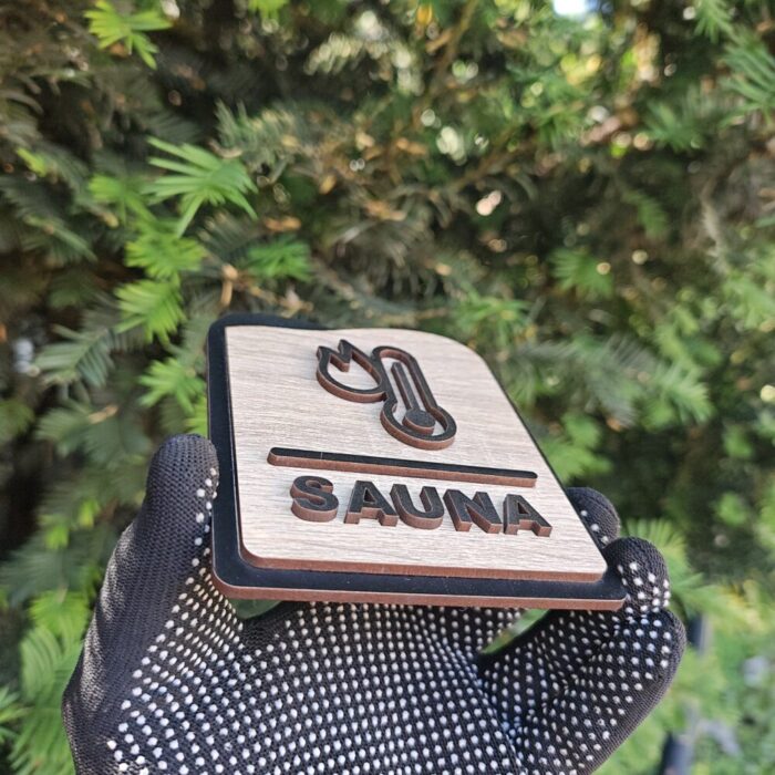 Oznaka za vrata SAUNA