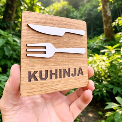 Oznaka za vrata KUHINJA 3D