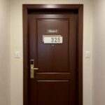 Broj za vrata hotela, apartmana, sobe pravougaoni