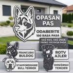 Tabla opasan pas RASA PO ŽELJI